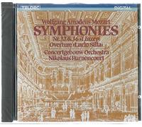 W.A. Mozart: Symphonies 32 & 36 "Linzer" Overture "Lucio Silla" Concertgebouw Amsterdam Dir. Nikolaus Harnoncourt Japan Cd