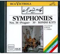Mozart Symphonies Nos. 38 (Prague), 39, and Rondo K373