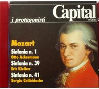MOZART: SYMPHONY NO. 1 (ACKERMANN, 3/APRIL/1953,) NO.39 (ERIC KLEIBER, Cologne RADIO ORCHESTRA, 20/JAN, 1956) AND NO. 41 (CELIBIDACHE, ORCHESTRA RAI DI MILANO, 15 / JAN, 1960) - STRDIVARIUS