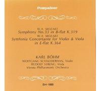 Mozart: Symphony No. 33 in B-flat / Symfonia Concertante for Violin & Viola in E-flat