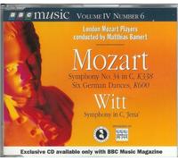 Mozart Symphony No.34 in C, K338 Six German Dances; Witt Jena Symphony, K600 [SINGLE]