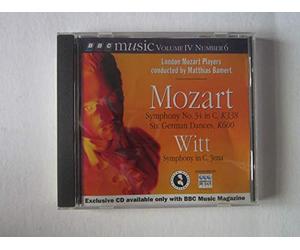 Mozart: Symphony No. 34, Six German Dances, & Witt Symphony in C Jena