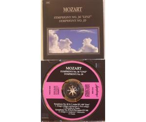 MOZART. SYMPHONY No.36 "LINZ" & SYMPHONY No.39. 1991 GOLD PRESSING IMPORT CD. SYCD 6038