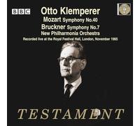 Mozart: Symphony No.4; Bruckner: Symphony No.7 by New Philharmonia Orchestra (2013-06-11)