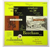 Mozart: Symphony No. 41 In C Major (K. 551) "Jupiter" / Symphony No. 38 In D Major (K. 504) "Prague" / Sir Thomas Beecham Conducting The Royal Philharmonic Orchestra