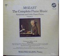 Mozart: The Complete Piano Music / Variations and Little Piano Pieces, Vol. 1