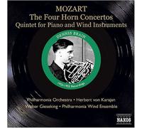 Mozart: The Four Horn Concertos; Quintet for Piano and Wind Instruments [CD]