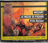 MOZART: THE MARRIAGE OF FIGARO - FRITZ REINER, DE LOS ANGELES, VALDENGO, SIEPI, BACCALONI, PETERS - 1952 / AS DISC