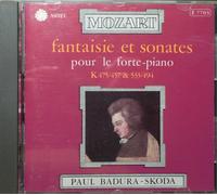 Mozart: Trois Sonates Pour Piano Forte