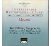 Mozart Two Salzburg Symphonies No. 33 No. 34 [CD]