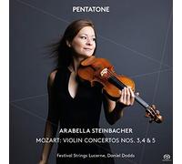 Wolfgang Amadeus M Arabella Steinbacher: Mozart - Violin Concertos Nos. 3, (CD)