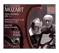 Isaac Stern – Mozart : Concertos pour violon n°1–5, Sinfonia Concertante – CD – Sony