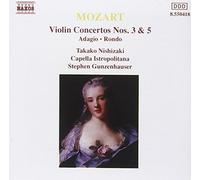 MOZART Violin Concertos Nos. 3 and 5 (Gunzenhauser, Nishizaki) (CD) Album