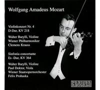 Mozart : Violinkonzert Nr. 4/Sinfonia Concertante KV 364. Barylli, Doktor, Krauss, Prohaska