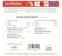 W. A. Mozart – Concerto pour clarinette / Andante en ut / Concerto pour flûte et harpe – CD – Sony