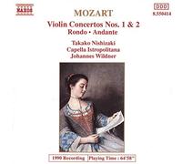 Wolfgang Amadeus Mozart – Concertos pour violon Nos 1 & 2 – CD – NAXOS