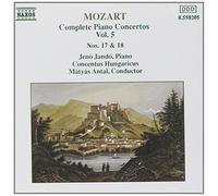Mozart, W.A. – Intégrale des concertos pour piano, vol.5 – Jando, piano – NAXOS