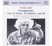 Mozart, W.a. - Memorial édition.vol.1 Mozart: Symphonies nos. 31, 35 and 40 (tintner Ed [Import]