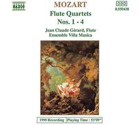 W. A. Mozart – Quatuors pour flûte Nos 1 à 4 – NAXOS