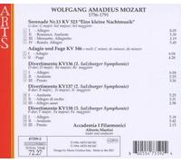 Mozart, W.a. - Serenade 13/Adagio & Fugue/Divertimento