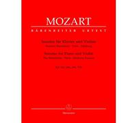 MOZART W.A. - SONATES MANNHEIM, PARIS, SALZBURG KV 301-306, 296, 378 - VIOLON, PIAN0
