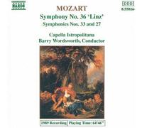 W. A. Mozart – Symphonies 27, 33 et 36 – NAXOS
