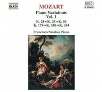 Francesco Nicolosi – Mozart : Variations Piano Volume 1 – CD – NAXOS