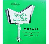 MOZART Wolfgang Amadeus (Austria) - MOZART, Wolfgang Amadeus: String Quartet in B-flat major, Kv.589; String Quartet nr.14 in G major, Kv.387 -- Printed in Japan--MADE IN JAPAN - Japanese pressing-Vinyl LP made in Japan-WESTMINSTER-Mono-WEST G 10536-MOZART Wolfgang Amadeus (Austria)-Quartetto Barylli