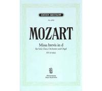 MOZART WOLFGANG AMADEUS - MISSA BREVIS IN D KV 65 - PIANO