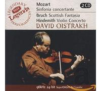 Mozart, Wolfgang Amadeus - Mozart - Symphonie concertante / Bruch - Fantaisie écossaise / Hindemith - Concerto pour violon