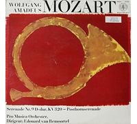 Mozart, Wolfgang Amadeus - Serenade Nr.9 D-dur, KV 320 - Posthornserenade ( Vinyl LP ) Pro Musica Orchester, Stuttgart - Dirigent: Edouard van Remoortel - Solist: Heinz Burum, Posthorn. Musik der Welt