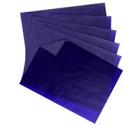 Mozeat Lens Lot de 50 feuilles de papier transfert A4 - Bleu - Papier graphite - 21 x 29,7 cm - Papier carbone - Papier calque bleu à écrire - Papier calque - Papier calque - Papier calque - Papier