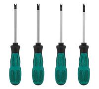 Mozeat Lens Tournevis de type U M1.7/M2.0/M2.3/M2.6 Tournevis magnétique de type fourche en U Kit d'outils manuels multifonctions CRV Embouts Tournevis à fente magnétique