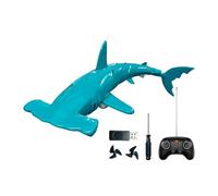 Mozeuu Requin Télécommandé pour Piscine | Bateau Télécommandé 2,4 GHz Rechargeable Plongeant Étanche - Requin sous-Radiocommandé Qui Plonge | pour Baignoire Dès 6 Ans Filles Garçons Anniversaire Noël