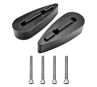 Mozeuu Rondelles d'écartement de roulement de tête de guidon, disques de surélévation de potence - Disques d'écartement de guidon de vélo à haute résistance - Pour modification et optimisation des