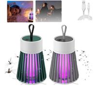 Mozguard Mosquito Zapper, 2024 New Best MozGuard Mosquito Zapper, Portable Buzzbug Mosquito Killer, MozGuard Pro, Zaptek Mosquitoes Zapper pour Extérieur et Intérieur(B-Green+Grey)