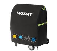 MOZMY Housse de protection pour barbecue à gaz - 420D Oxford - Imperméable - 76 x 66 x 110 cm - Avec poignée fluorescente - Pour Enders, Weber, Chicago
