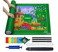 MOZOOSON Tapis Puzzle 3000 Pièces | Avec 8 Trieur, Rouleau Feutre Rangement Puzzle 2000 1000 Pièces, Économiseur Pliable, Avec Pompe Gonflable