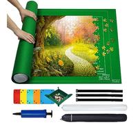 MOZOOSON Tapis Puzzle Portable, Rouleau Feutre pour Adultes et Enfants, Rangement avec 6 Trieur de Puzzle - Tapis Puzzle pour Jusqu'à 1000 1500 2000 pièces