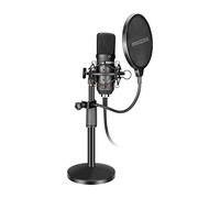 Generique Microphone à condensateur Mozos MKIT-900PRO 192 kHz / 24 bits Cardioïde Filaire