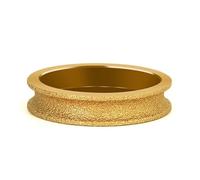 Mozulon Meule diamantée ronde brasée sous vide à sec de 3 pouces de diamètre, 75 mm, 1 pièce(Round Wheel 10mm)