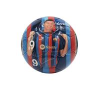 MOZURU Ballon de Football Barcelone « Blaugrana » Lewandowski - Taille 5 | Design Saison 22/23 | Ballon de Sport pour l'entraînement et Les matchs pour Les Supporters du Barça