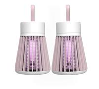 Mozz Guard - Protection Instantanée Contre Les Moustiques, Non Toxique Et Inodore, Convient Aux Familles avec Bébés Et Animaux Domestiques (Rose,2 unités)