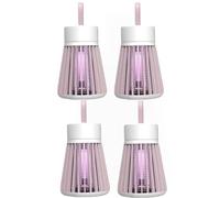 Mozz Guard - Protection Instantanée Contre Les Moustiques, Non Toxique Et Inodore, Convient Aux Familles avec Bébés Et Animaux Domestiques (Rose,4 unités)