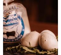 Mozzarella de bufflonne artisanale sicilienne 500 g - Bocconcini de lait frais de bufflonne, goût authentique et crémeux - Produit laitier sicilien Trésors de Sicile