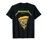 Mozzarella Masters of Pizza Foodie Zombie Slice, Amateur de Pizza T-Shirt