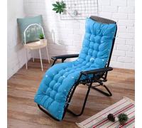 Mozzeilee Coussin de rechange épais et confortable pour chaise longue, banc à bascule avec sangles antidérapantes, coussin de meubles de terrasse (turquoise, 170 x 53 x 8 cm)