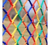 Mozzeilee Filet de sécurité pour balcon, escaliers, fenêtre, filet de protection pour enfants, corde colorée, barrière en maille pour plantes de jardin, barrière de cargaison, aire de jeux, clôture
