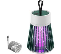 Mozzguard Mosquito Zapper, Lampe Anti Moustique Interieur, 2025 Nouvelle USB Portable LéGer Rechargeable, Adapté à L'IntéRieur, Aux Jardins Domestiques, Au Camping et Aux Pique-Niques (Vert)