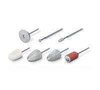 Beurer MP 52 Kit de remplacement, 8 embouts de manucure et pédicure de haute qualité en saphir, feutre et métal dur, pour des mains et des pieds soignés, adapté aux ongles artificiels